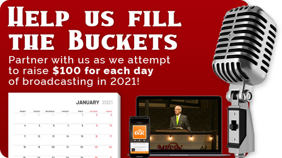 Help us fill the buckets